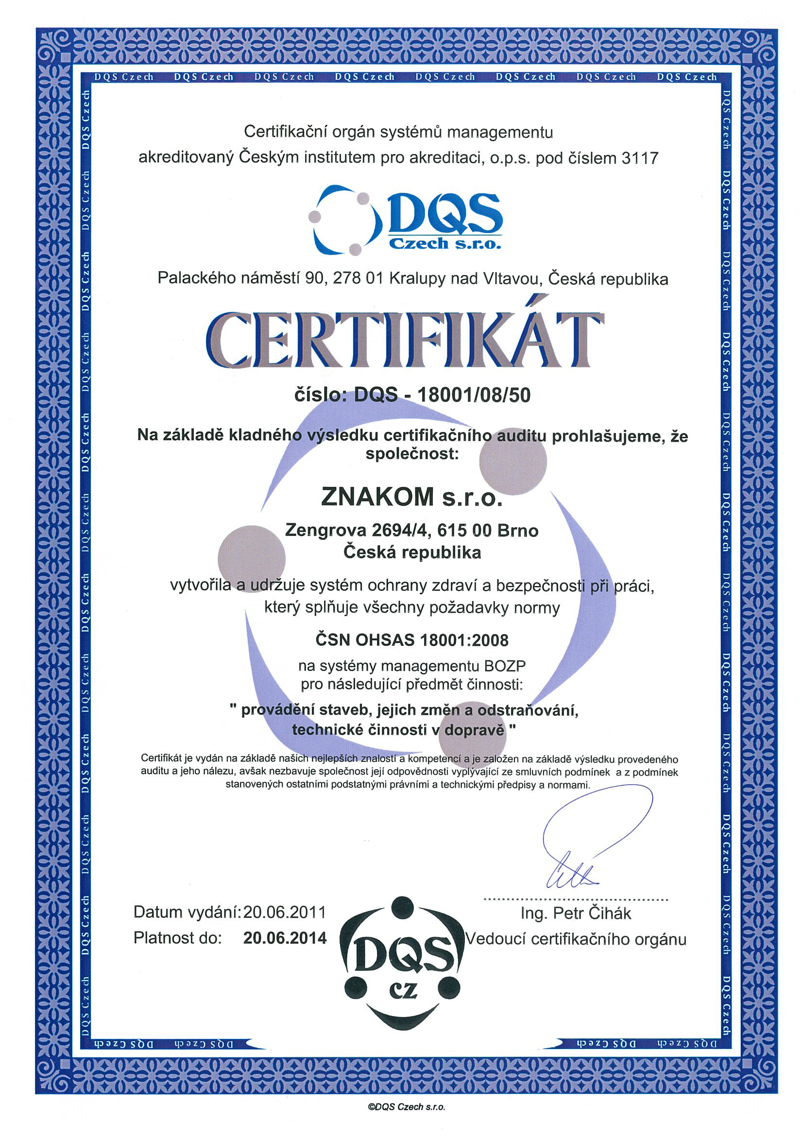 OHSAS 18001:1999