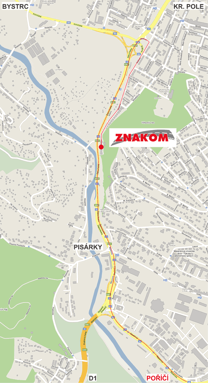Mapa - Poříčí